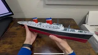 Reviewing My Giant United States Model Ship!