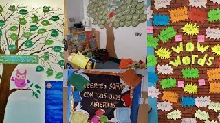 Preschool decoration ideas/Classroom decoration design/wall decoration ideas/words wall decoration