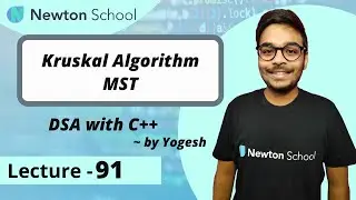 Kruskal's Algorithm | Minimum Spanning Tree | GRAPH | Episode 91 | Yogesh Yogendra | DSA with C++