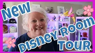 New Disney Room Tour!!!!  New Shelves and Lighting!!