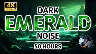 Tinnitus & Anxiety Relief With Dark Emerald Green Noise for Rapid Deep Sleep 12 Hours | BLACK SCREEN
