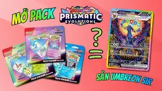 Mở Thẻ Pokemon Prismatic Evolution Săn Umbreon SIR V&agrave; C&aacute;i kết ....