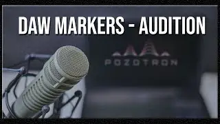 Pozotron DAW Marker Integration - Adobe Audition