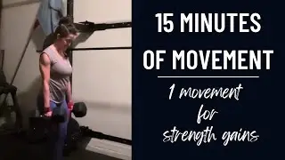 1 MOVE WORKOUT #15minuteworkout #momfitness #fitpregnancyjourney #glutetraining #garagegymworkout