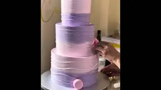 So Pretty 3 Tier Floral Butter Cake Decorating | Cake Frosting and Decoration #butterflycake #debut 