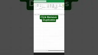 How to Remove Duplicates in Excel‼️ #excel