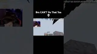 Bro Was Too Confident 😭 #minecraft #fail #funnyvideo #funny #funnyfail #funnyfails #skywars #stream