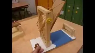 Puente levadizo con accionamiento manual