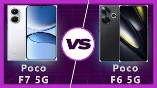 Poco F7 5G vs Poco F6 5G