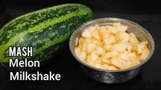 कोकणी Seasonal Fruit Chibud Shake Recipe | Mashmelon Shake Recipe | Mashmelon milkshake