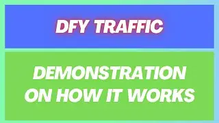 DFY Traffic Demonstration - Grab 4,490 Google Clicks PER DAY FOR FREE