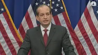 Labor Secretary Acosta defends Epstein plea deal