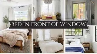 Home Decor Quickies: Bed In Front of Window Ideas