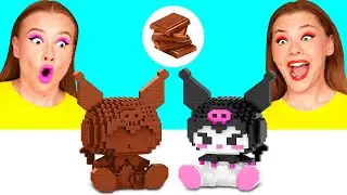 Schokolade vs Echtes Essen Challenge | Verrückte Kochschlacht von BaRaFun Challenge