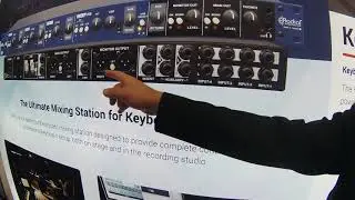 NAMM 2019 Radial KL-8 Rackmount Keyboard Mixer