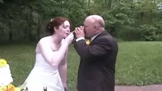 Toasting with the German Wedding Cup