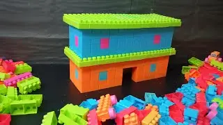 Satisfying DIY Tow Story House Build | ASMR Building Blocks #buildingblocks