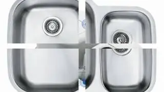 Double Bowl Undermount Kitchen Sink Stainless Steel VIGO VG3021L
