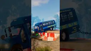 Trucks and Cars vs Unfinished Road #1 | BeamNG.drive