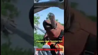 Electric High Tension Volt😯 #shorts #engineering #viralvideo #electrical #Hasan Engineering Zone