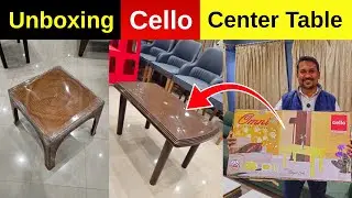 Unboxing Cello Plastic Center Table Review With Price!