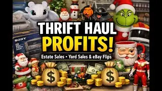 January is here!  Its Thrifting madness Thrift Haul PROFITS 💰 Estate Sales, Yard Sales & eBay Flips