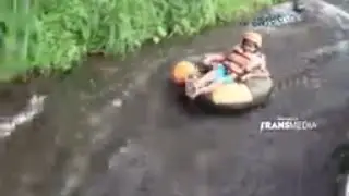 Serunya Wisata Water Tubing