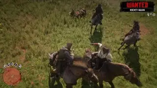 Charles, Kieran, and Lenny came with me to destroy the Braithwaithes - RDR2