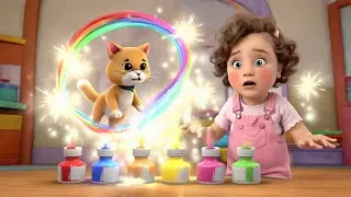 The Colors Are LOST! 😱 Zoe & Gato Find Them All 🌈