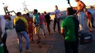Fiesta, San antonio !2013! ''Punta Del Moral'' (LOS TIBURONE) ''isla cristina'' De Mañanita.