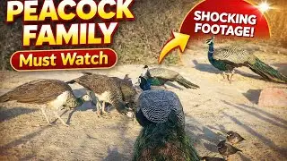 Shocking Peacock Family Scene You’ve Never Seen Before!