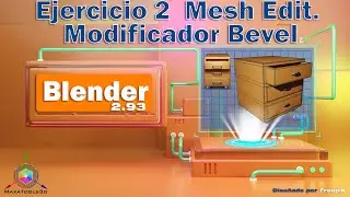 Blender, Ejercicio 2 Mesh Edit y Modificador Bevel