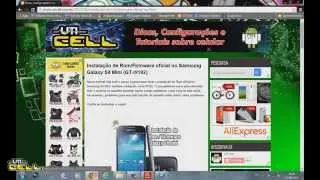 Instala&ccedil;&atilde;o de Rom/Firmware oficial no Samsung Galaxy S4 Mini (GT-I9192) #UTICell