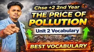 The Price Of Pollution Unit 2 Vocabulary | The Price Of Pollution Vocabulary |