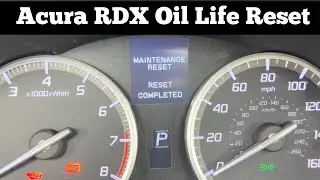 Как сбросить срок службы масла в Acura RDX 2013&ndash;2018 годов до 100% &mdash; очистка индикатора напоминан...