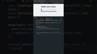 RGBA Color Picker in #Javascript