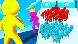 Giant Rush! vs Join Clash 3D 💥⚔️ Satisfying Levels Gameplay Walkthrough Android iOS ZP7K