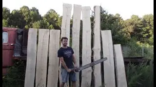 Milling and Drying Holly Lumber in a Homemade Kiln