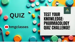 GPAT Pharmacology Quiz-59 | Test Your Drug Knowledge #gpat #pharmacology