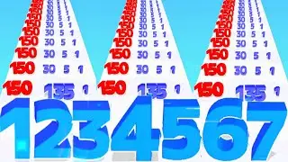 Number Master (vs) Number Run 3D - All Levers Android, iOS (Freeplay, Max Level)