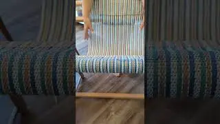 Unrolling Dishtowels on the Loom