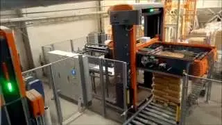 Bag palletizing system