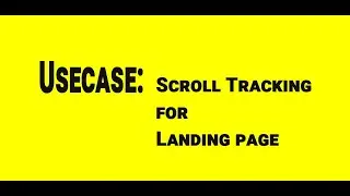 Custom Scroll Depth tracking using Google Tag Manager (Audio: Hindi)