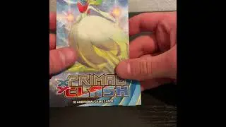 *AWESOME EX PULL!* Primal Clash Booster Pack Unboxing! #pokemon #shorts #xtrayearsofzest