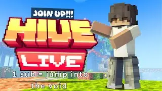 Hive live but 1 sub = jump into the void, grinding and cs&rsquo;s
