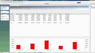 Monthly Sales Report View in Restaurant Billing Software for Windows