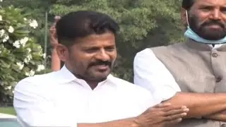 Revanth Reddy press meet live from Delhi on farmers bill