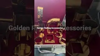 PVD Coating railing accessories GOLD RAILING