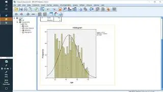 SPSS, tests de normalite, Shapiro et Kolmogorov-smirnov tests