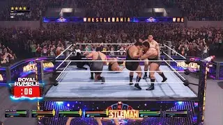 WWE 2K25 Andre the giant Royal Rumble For the WWE Championships.